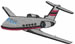 Airplane embroidery design