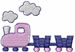 Toy Train embroidery design