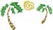 Palm Trees embroidery design