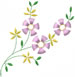 Flower Vine embroidery design