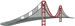 Bridge embroidery design