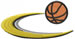 Basketball Swoosh embroidery design