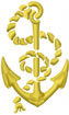 Anchor embroidery design