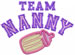 Team Nanny embroidery design