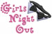 Girls Night Out embroidery design