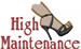 High Maintenance embroidery design