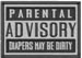 Parental Advisory embroidery design