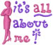 All About Me embroidery design