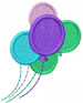 Birthday Balloons embroidery design