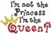 Im The Queen embroidery design