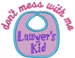 Lawyers Kid embroidery design