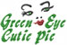 Green Eyed embroidery design