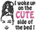 Cute Side embroidery design