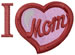 I Heart Mom embroidery design