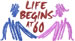 Life Begins at 60 embroidery design