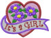 Its a Girl embroidery design