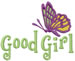 Good Girl embroidery design