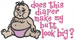 Big Butt Baby embroidery design