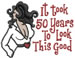 50 Years embroidery design