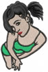 Sexy Girl embroidery design