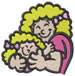 Mother and Daughter embroidery design