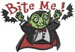 Bite Me! embroidery design