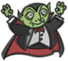 Vampire embroidery design