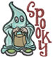 Spooky embroidery design