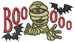 Boo embroidery design