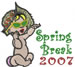 Spring Break 2007 embroidery design