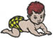 Crawling Baby embroidery design
