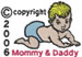Copyright Baby embroidery design