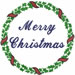 Christmas Wreath embroidery design