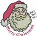 Santa Head embroidery design
