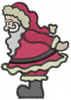 Santa Claus embroidery design