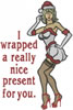 Sexy Present embroidery design