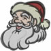 Santa Face embroidery design