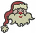 Santa embroidery design