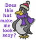 Sexy Penguin embroidery design