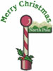 North Pole embroidery design