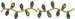 Christmas Lights embroidery design