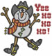 Cowboy Christmas embroidery design