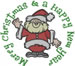 Merry Christmas Santa embroidery design