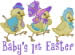 First Easter embroidery design