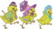 Baby Ducks embroidery design
