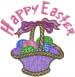 Happy Easter Basket embroidery design
