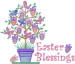 Easter Blessings Tree embroidery design