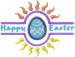 Happy Easter Egg embroidery design
