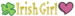 Irish Girl embroidery design