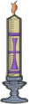 Religious Candle embroidery design
